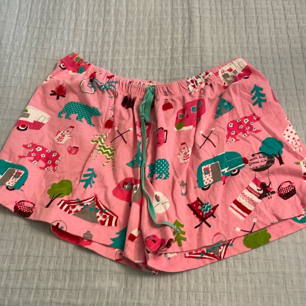 Little Blue House Camping Boxer Shorts